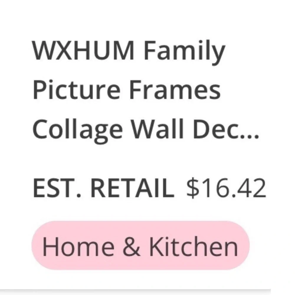 Look What I Made Family Picture Frames Collage Wall Decor Gray‎ Rustic